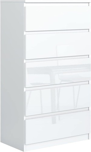 Kommode weiss hochglanz mit - mit, 5